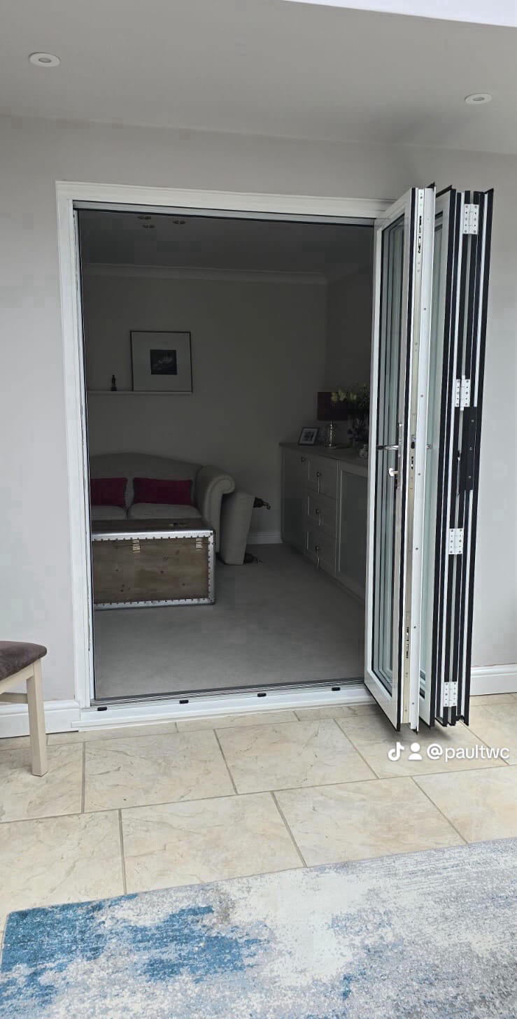 Aluminum Bi Folding Doors | The Window & Conservatory Centre Ltd